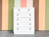 Palm Beach Style Faux Bamboo Tall Chest