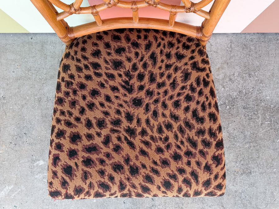 McGuire Style Rattan Desk Chair