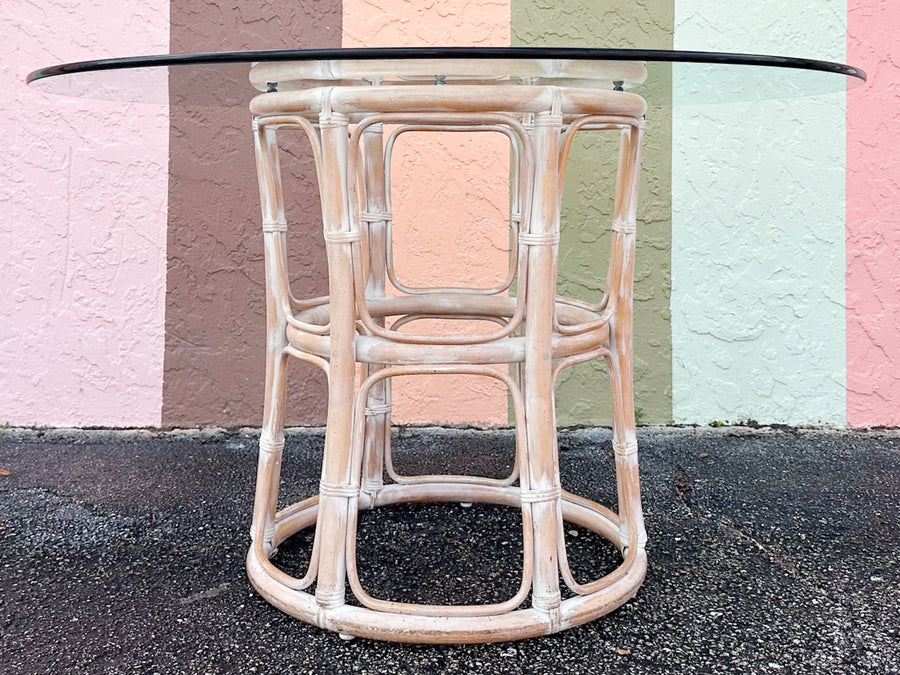 Henry Link Rattan Chippendale Dining Set