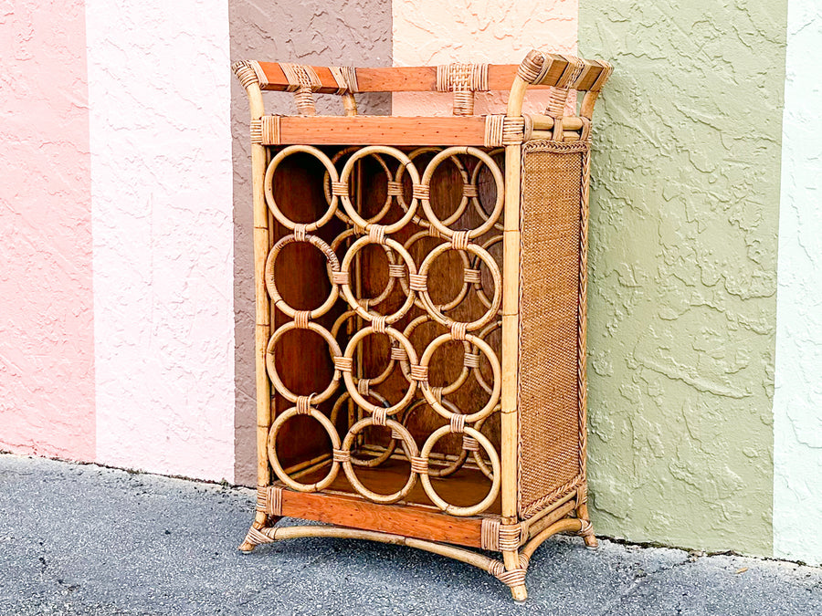 Island Style Rattan Wine Bar