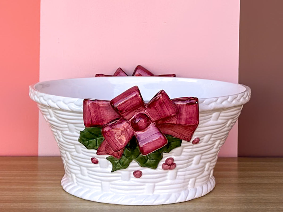 Fitz and Floyd Holiday Serving Bowl