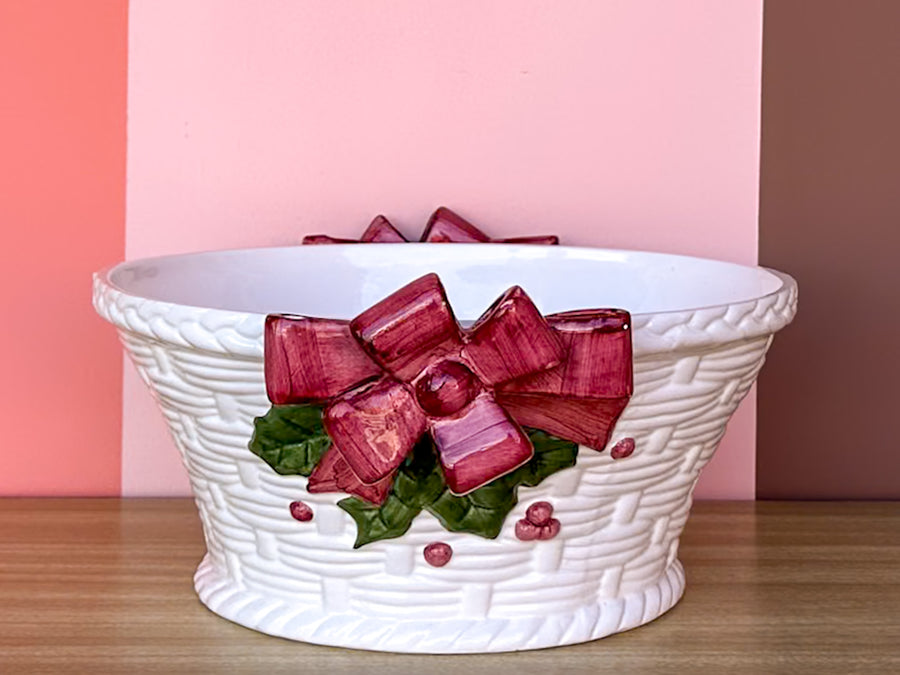Fitz and Floyd Holiday Serving Bowl
