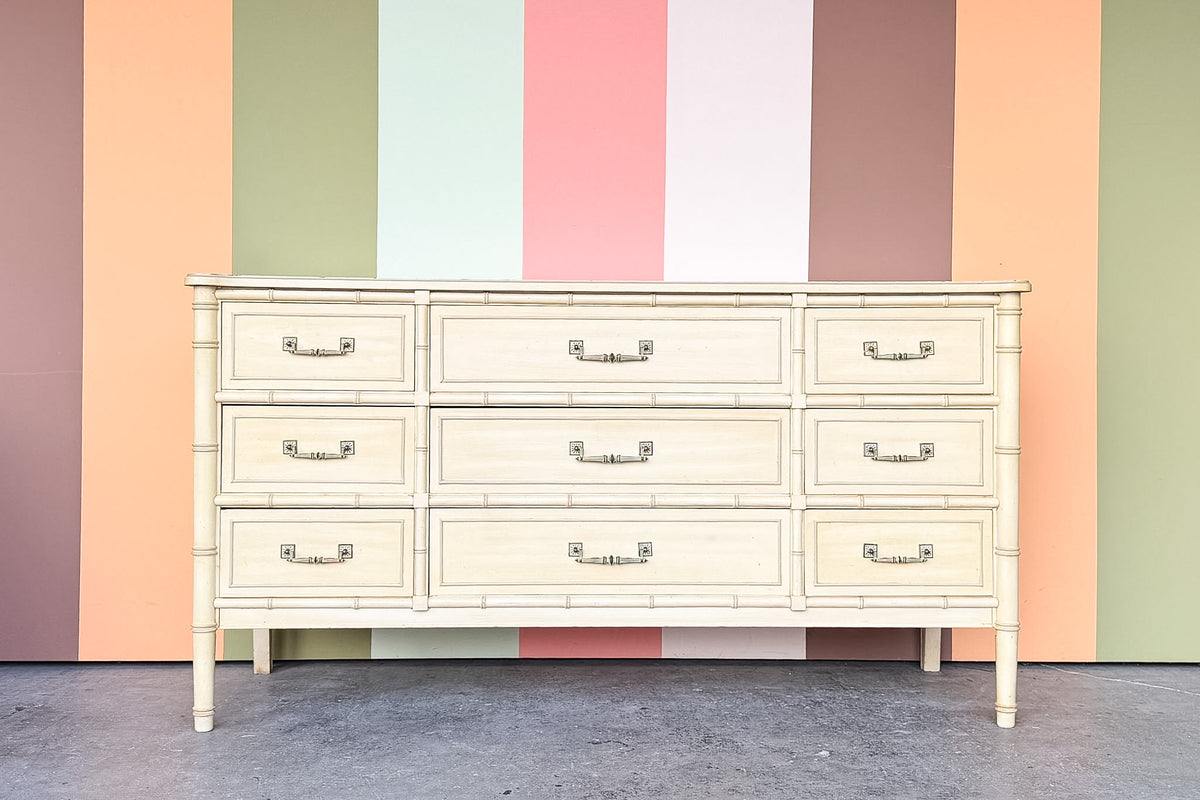 Henry Link Faux Bamboo Dresser