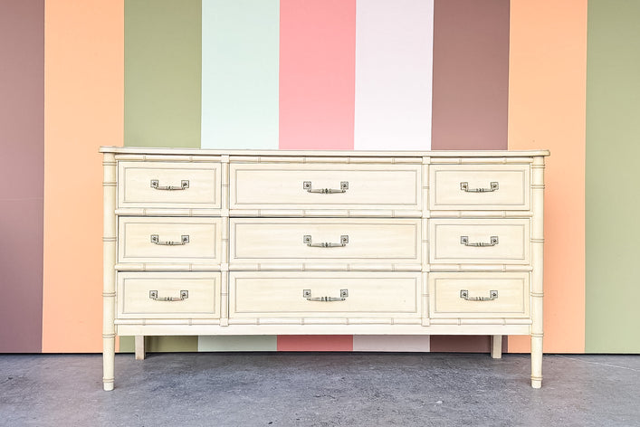 Henry Link Faux Bamboo Dresser
