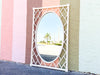 Palm Beach Chic Faux Bamboo Mirror