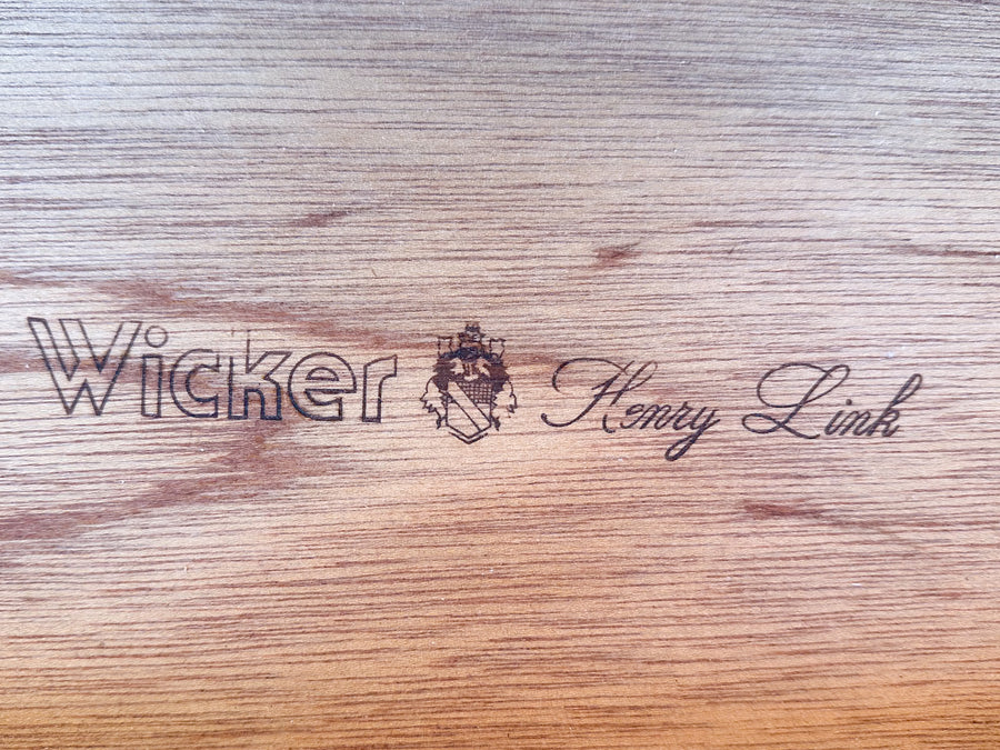 Henry Link Braided Wicker Desk
