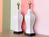 Pair of Palm Beach Style Faux Bamboo Lamps