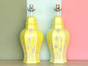 Pair of Yellow Daisy Icing Lamps