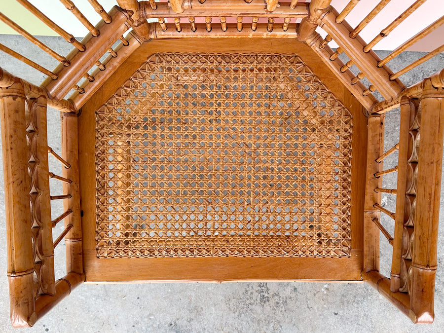 Brighton Style Bamboo and Cane Chair