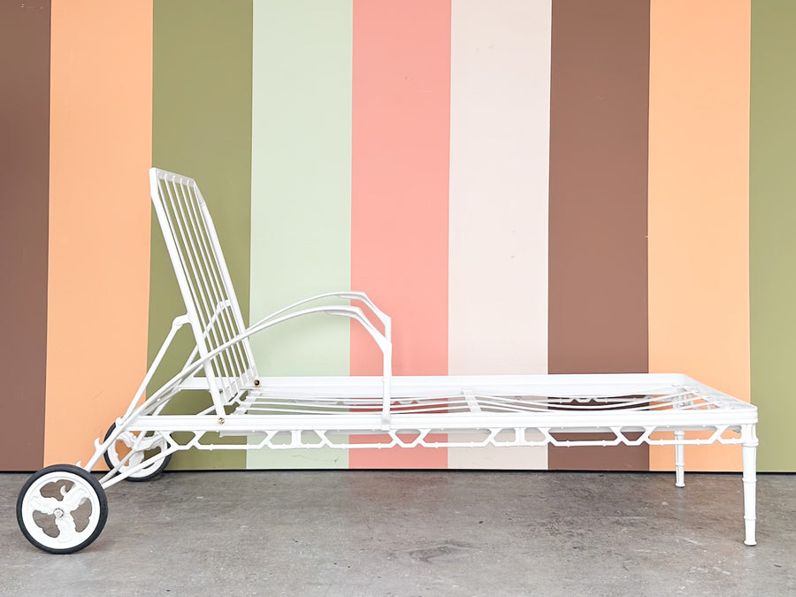 Brown Jordan Calcutta Faux Bamboo Chaise