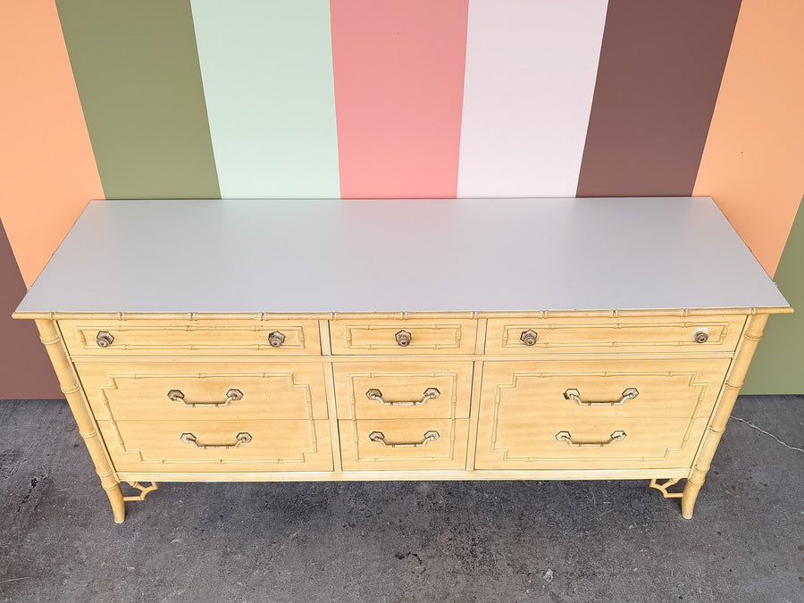 Thomasville Faux Bamboo Dresser