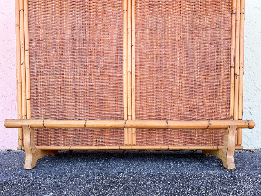 Old Florida Rattan and Seagrass Bar