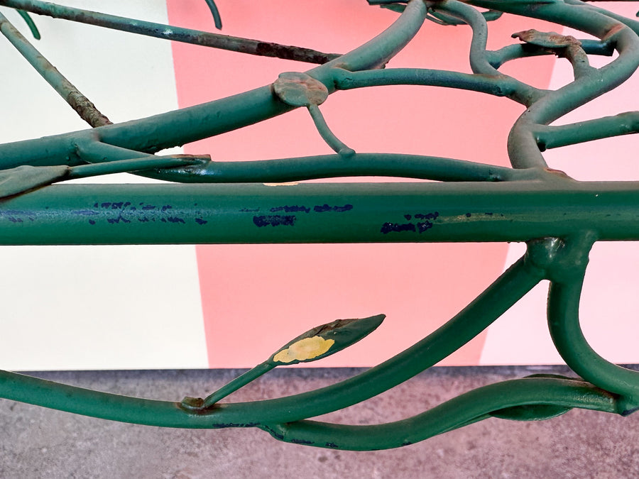 Sweet Green Bird Garden Bench