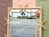 Modern Lanai Rattan MIrror