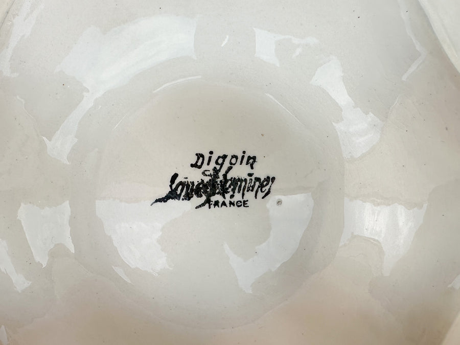 Set of Six Digoin Oyster Plates