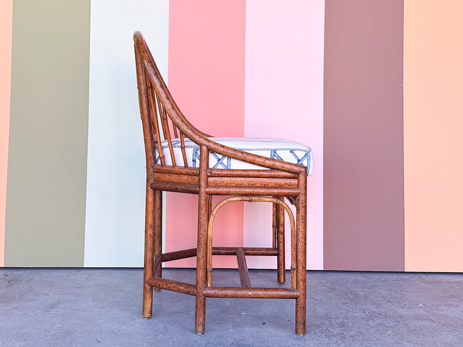 Tortoiseshell Chippendale Arm Chair