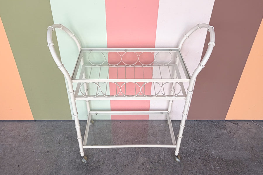 MCM Metal Bar Cart