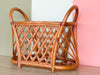 Old Florida Rattan Magazine Rack