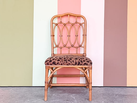 McGuire Style Rattan Desk Chair
