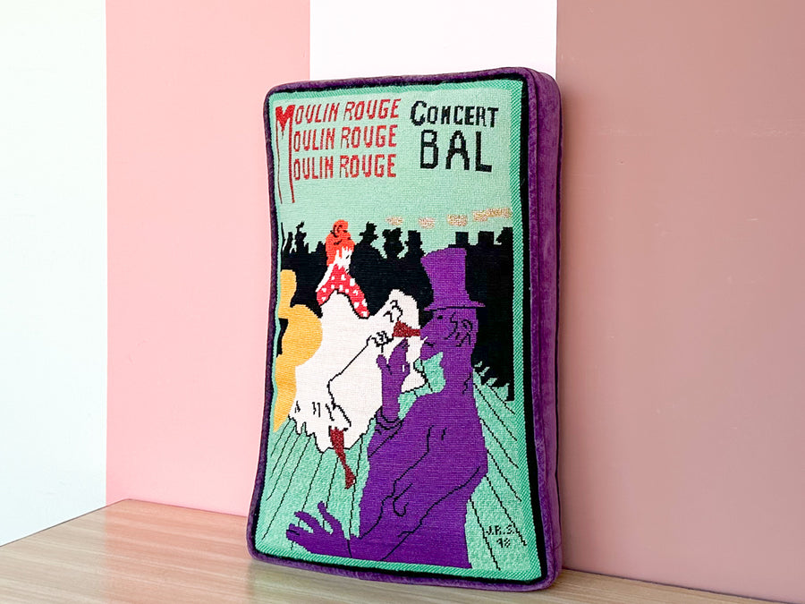 Moulin Rouge Needlepoint Pillow