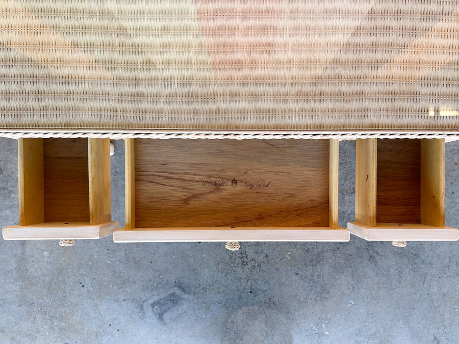 Henry Link Braided Wicker Desk