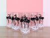 Set of Six Flamingo Glassware