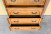 Natural Faux Bamboo Tall Chest