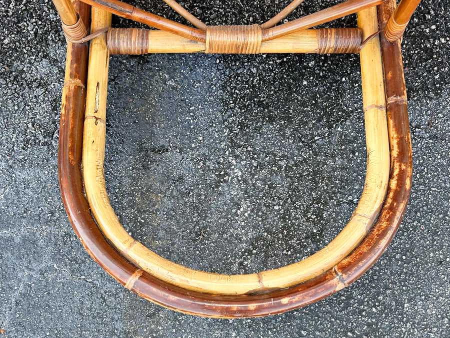 Old Florida Rattan Rocking Chair
