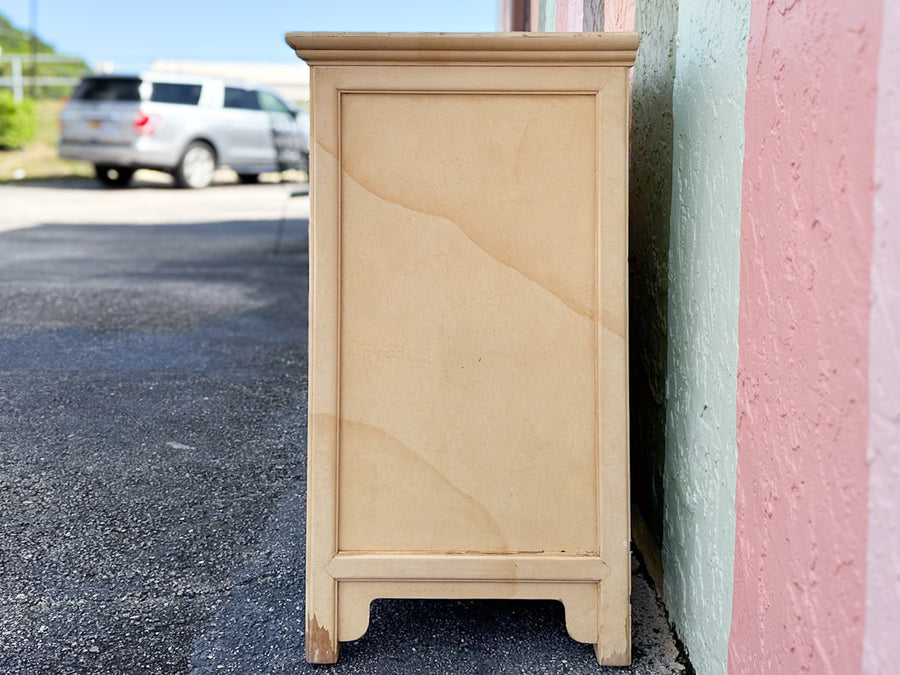 Henredon Faux Goatskin Credenza