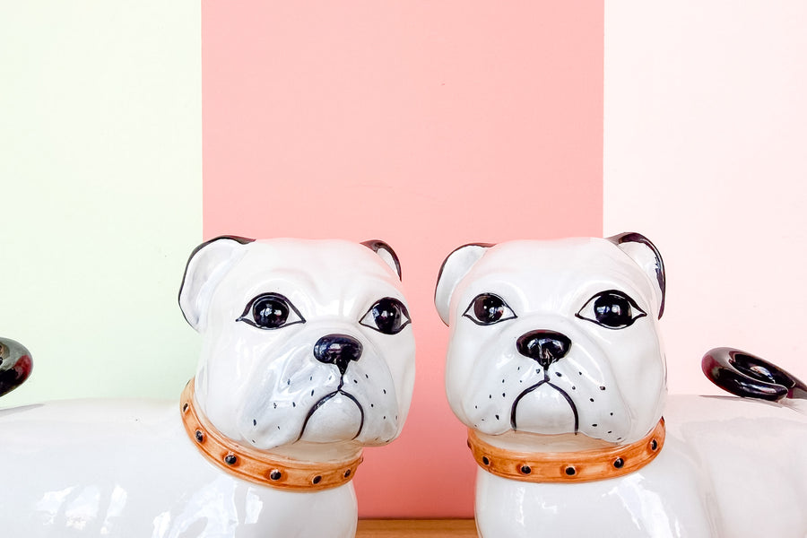 Pair of Italian Bull Dogs