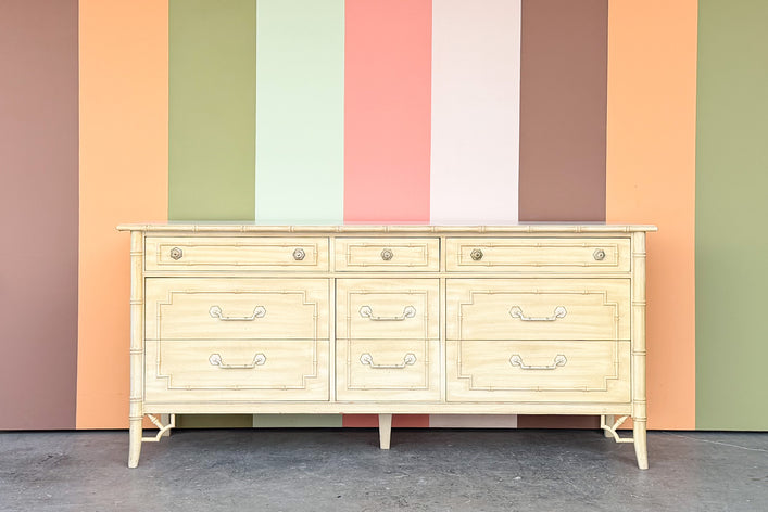 Thomasville Faux Bamboo Dresser