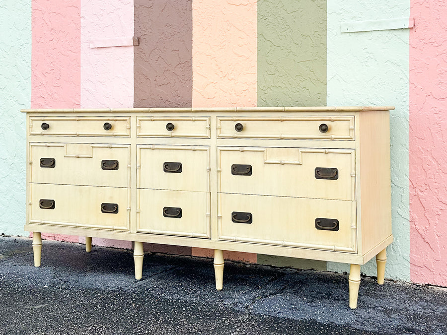 Ficks Reed Faux Bamboo Dresser
