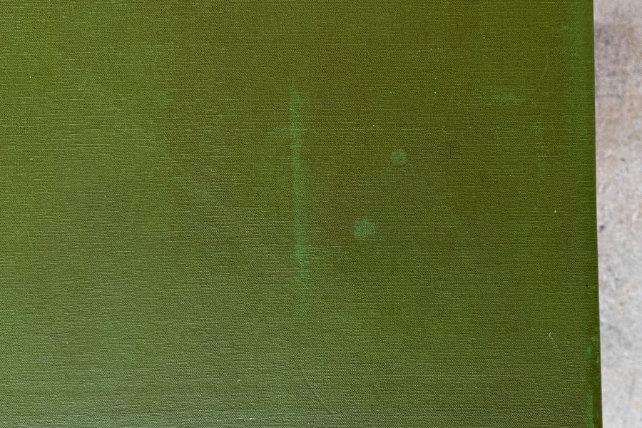 Green Linen Wrapped Game Table