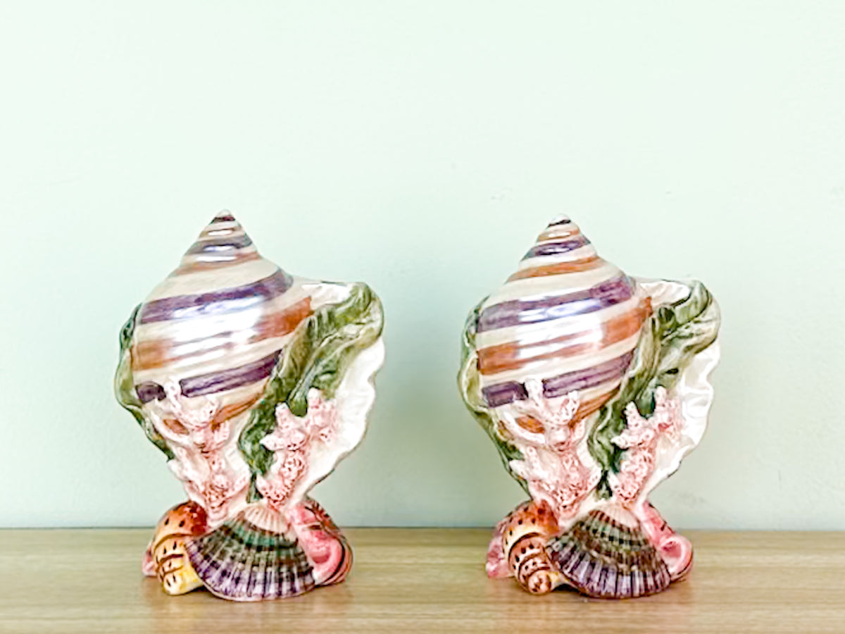 Fitz and Floyd Shell Salt and Pepper Set