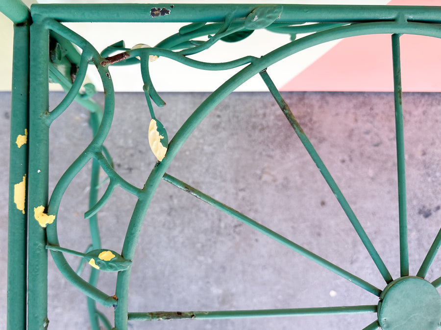 Sweet Green Bird Garden Bench