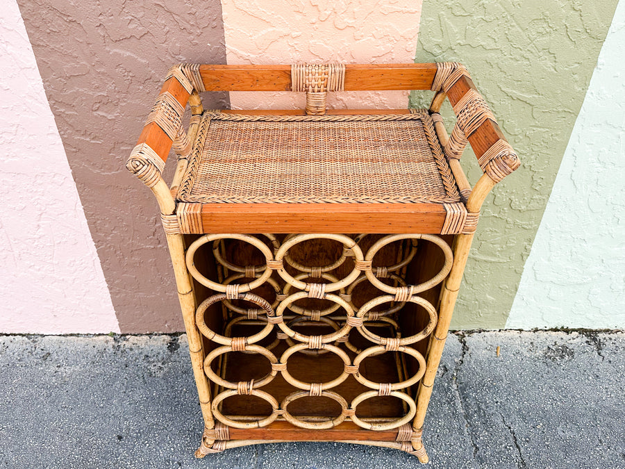 Island Style Rattan Wine Bar