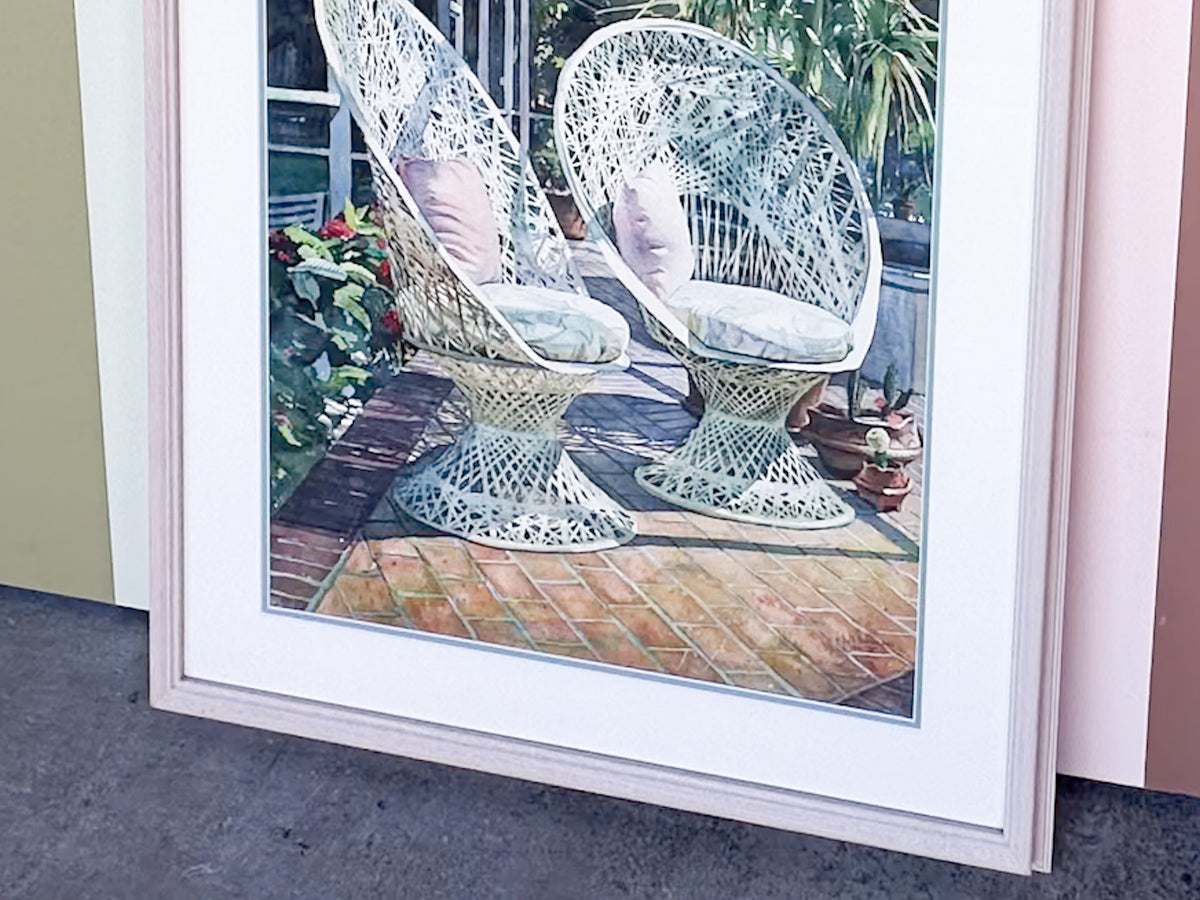 Webspun Chairs Watercolor By Keith Andry