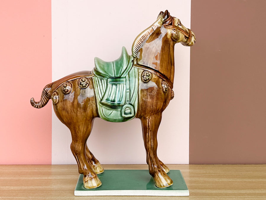 Whimsical Ceramic Horse