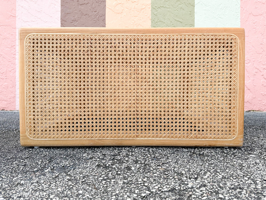 Square Cane Coffee Table