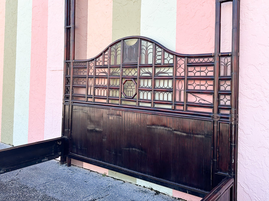 West Indies Style King Canopy Bed