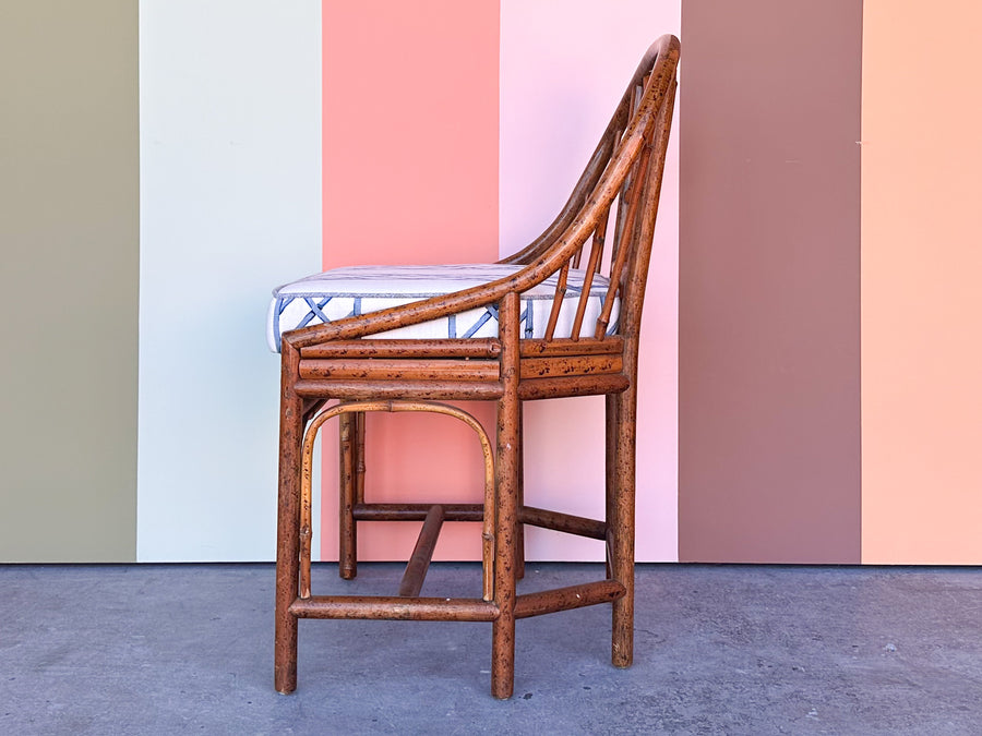 Tortoiseshell Chippendale Arm Chair