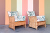 Pair of Pencil Reed Lounge Chairs