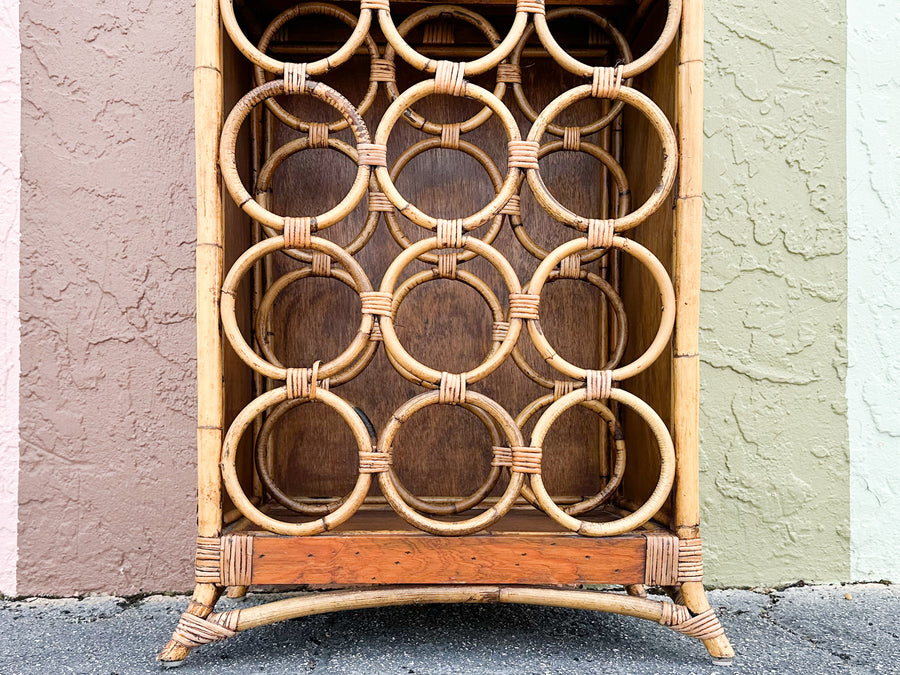 Island Style Rattan Wine Bar