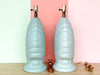Pair of Turquoise Shell Motif Lamps