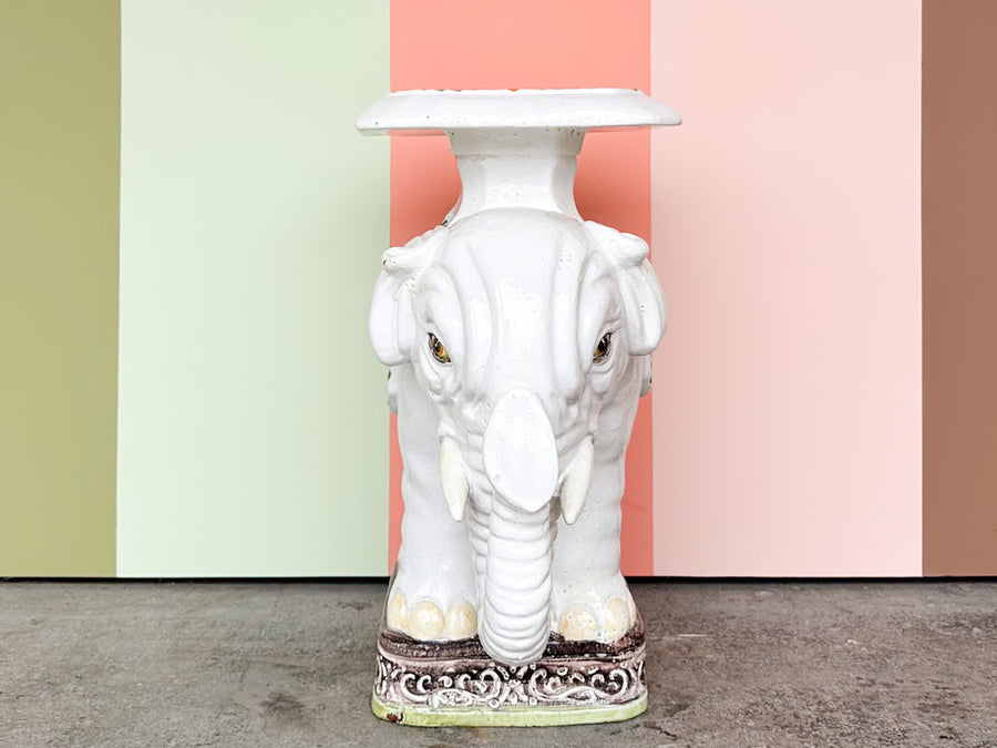Palm Beach Chic Elephant Garden Seat