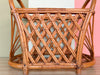Old Florida Rattan Magazine Rack