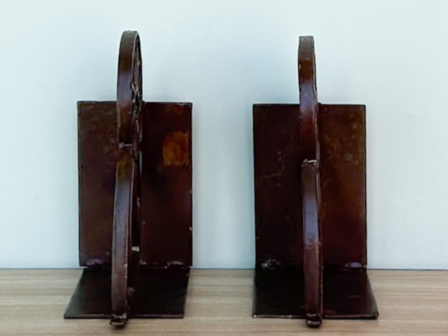 Nieman Marcus Iron Nautilus Bookends