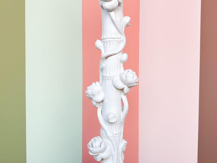 Chinoiserie Chic Lotus Floor Lamp