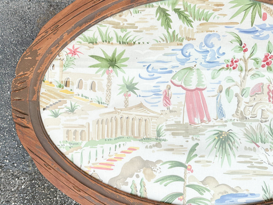 Moroccan Inspired Wood Carved Coffee Table