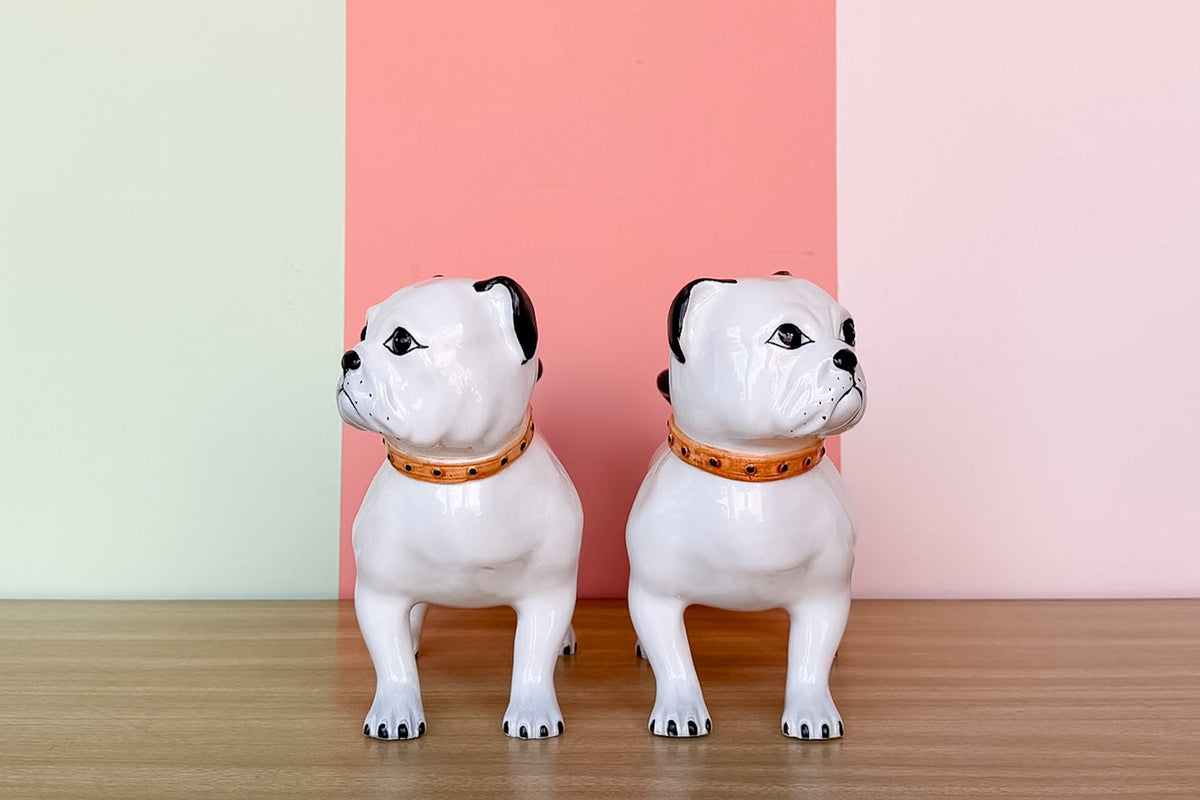 Pair of Italian Bull Dogs